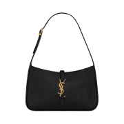Saint Laurent Le 5 A 7 in Lizard Shiny Leather Black