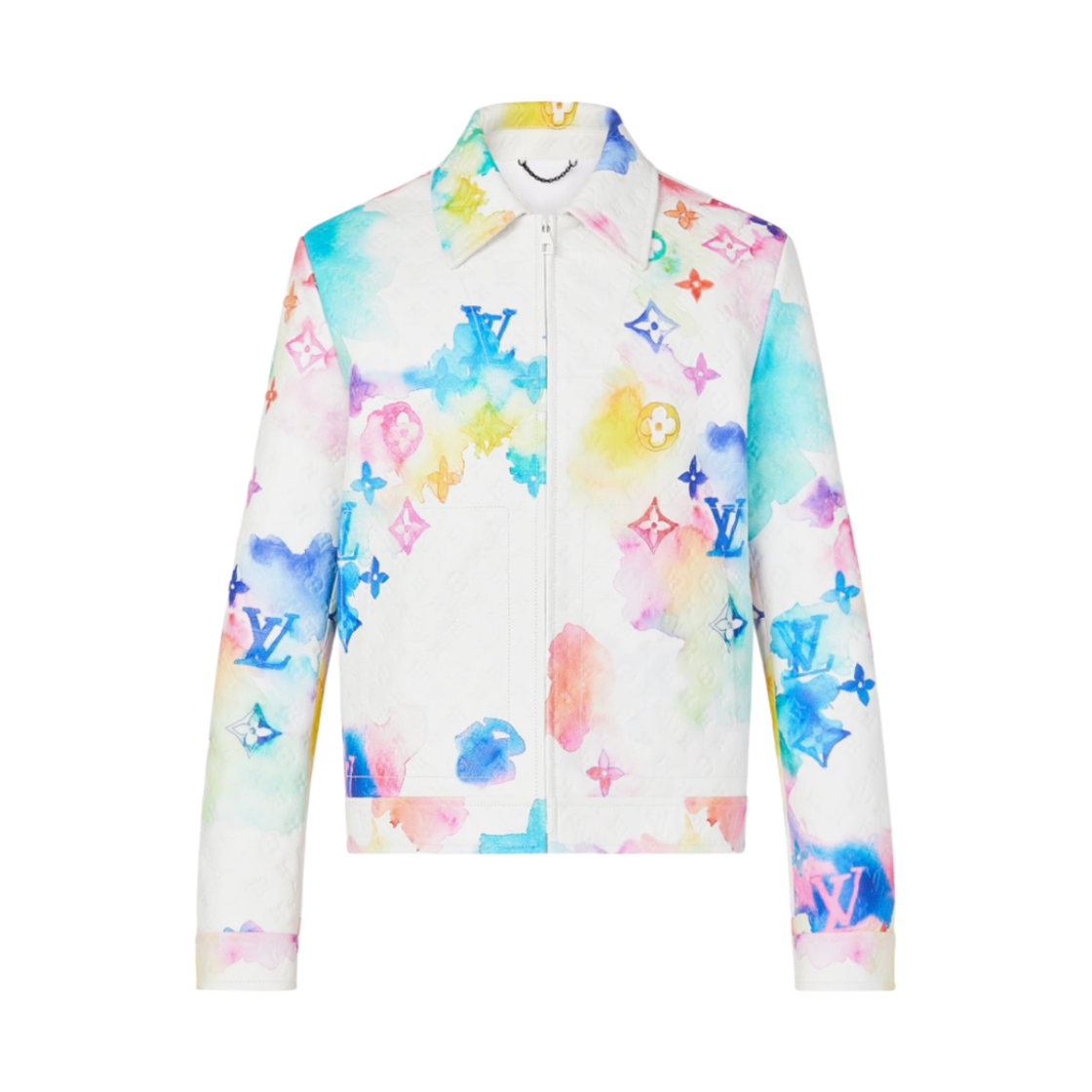 루이비통 워터컬러 모노그램 블루종 화이트(Louis Vuitton Watercolor Monogram Blouson White) - 1
