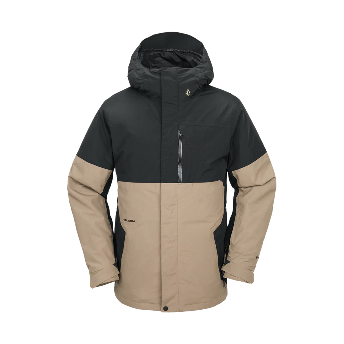 VU244JS012BR Volcom Mens L Gore-Tex Jacket Brown