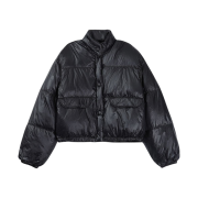 (W) Our Legacy Cropped Inhale Puffa Black