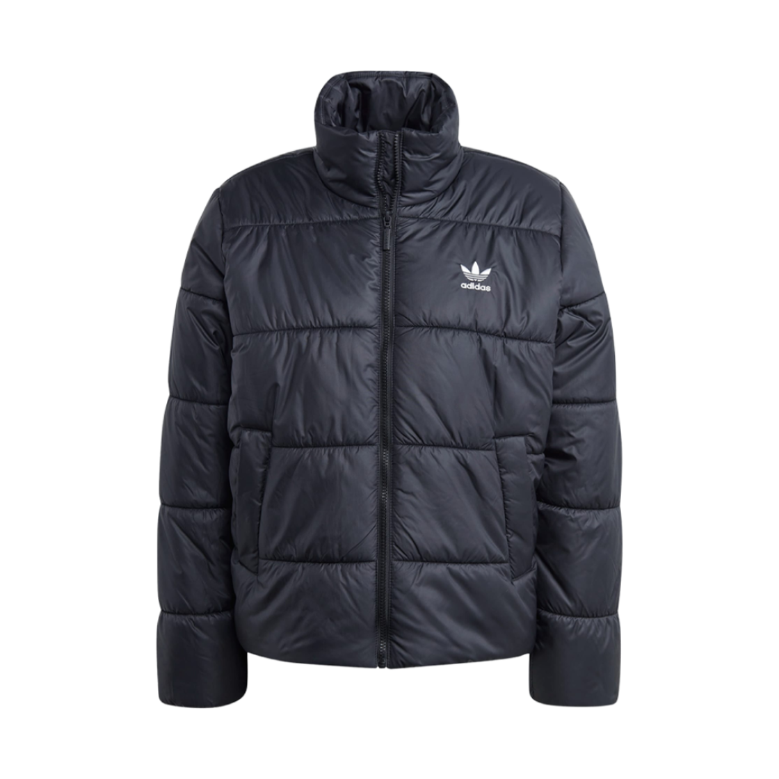 (W) 아디다스 아디컬러 퍼퍼 자켓 블랙 - US 사이즈((W) Adidas Adicolor Puffer Jacket Black - US Sizing) - 1