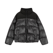 (W) Calvin Klein Jeans Relaxed Short Block Down Puffer CK Black