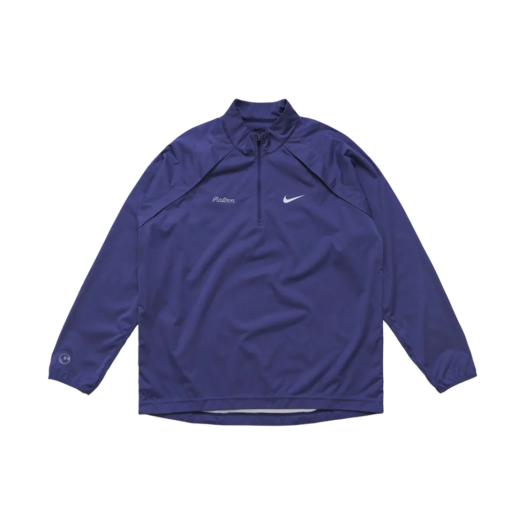 Malbon Golf x Nike Repel Half-Zip Tour Jacket Lapis White