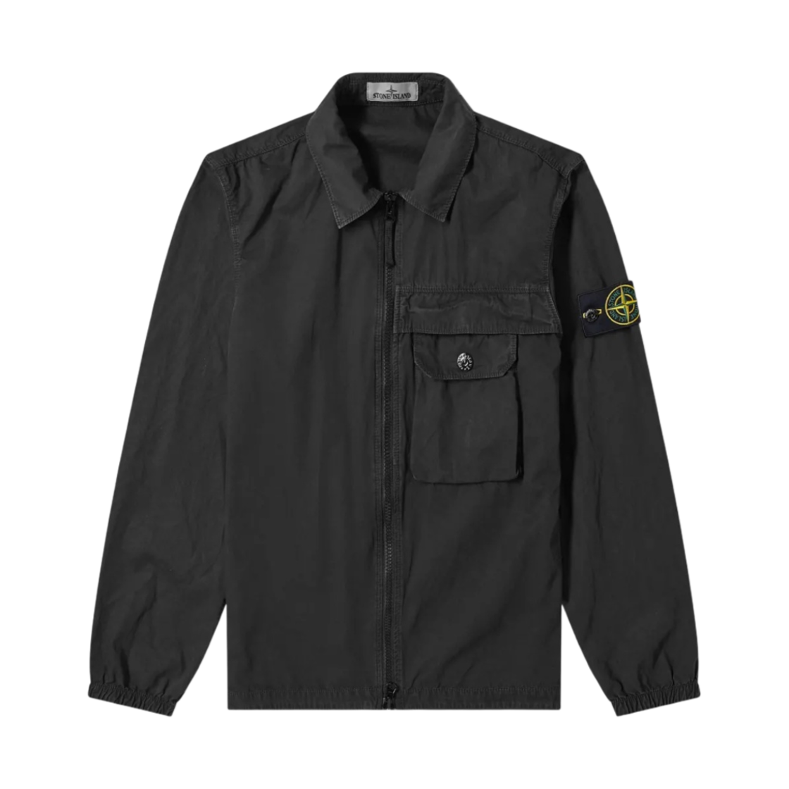 스톤 아일랜드 107WN 올드이펙트 오버셔츠 블랙 - 20FW