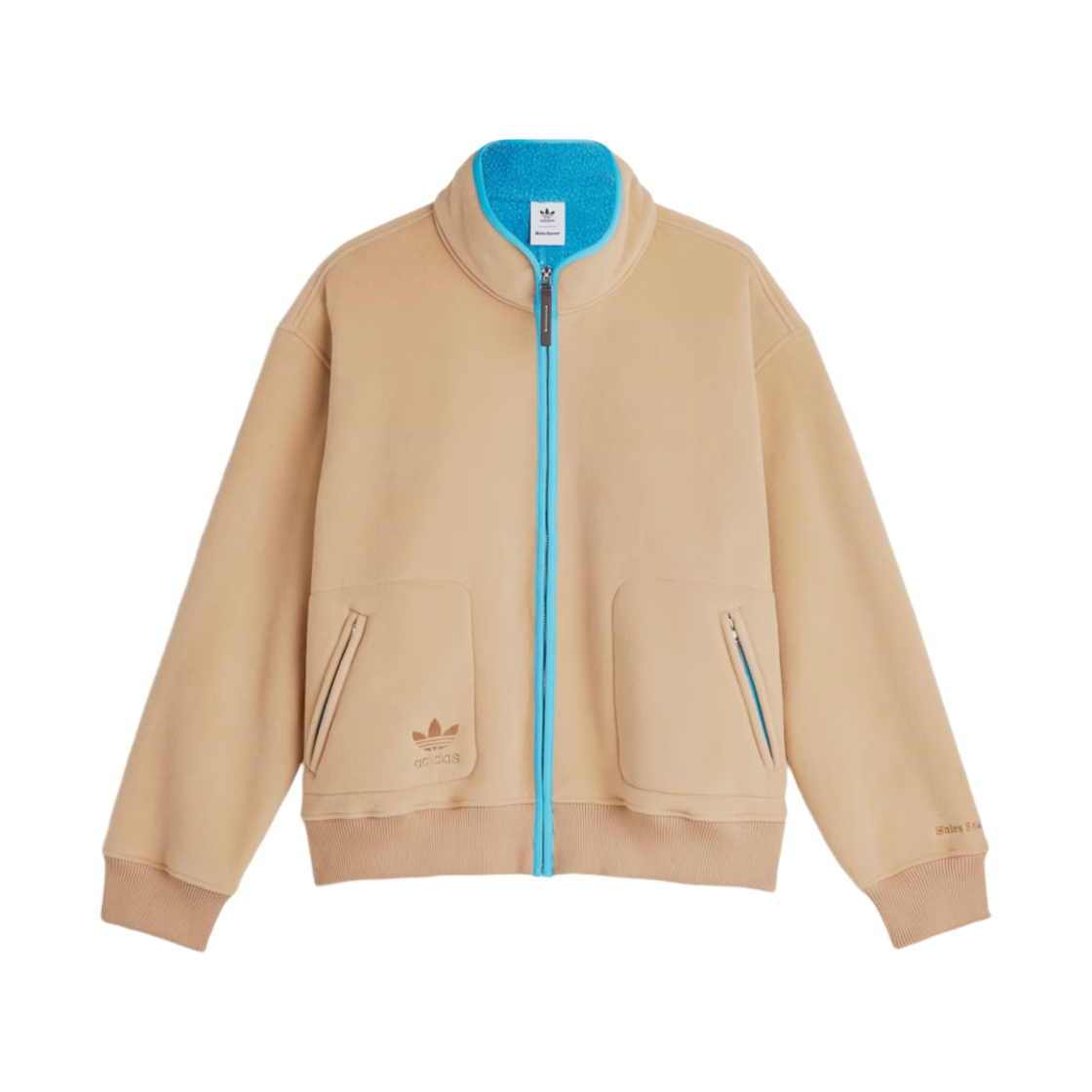 JJ2937 Adidas x Wales Bonner Fleece Jacket Cardboard - KR Sizing
