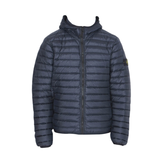 (Kids) Stone Island 40831 Loom Woven Chambers R-Nylon Down-TC Jacket Navy Blue - 23SS