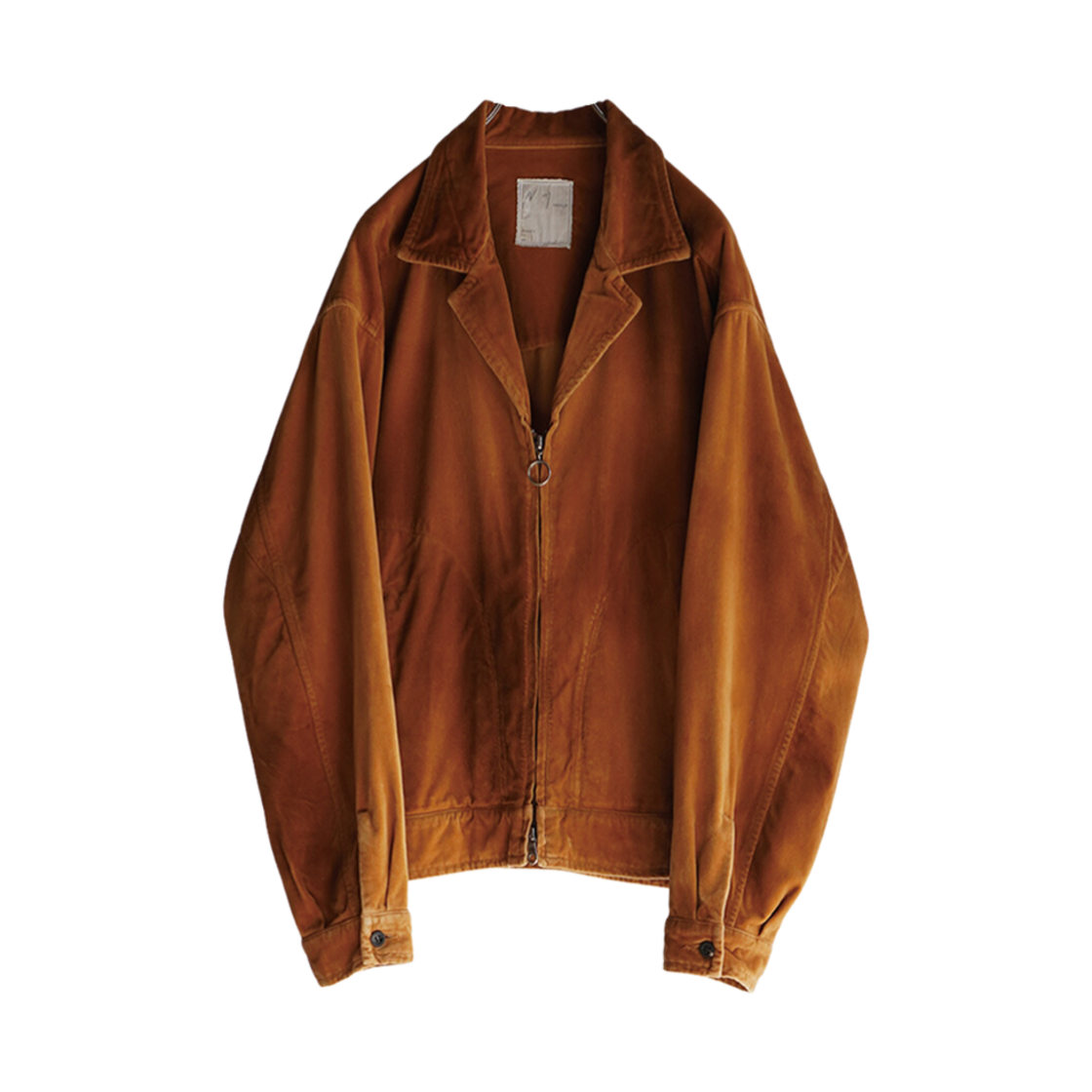 안셀름 C/벨벳 집업 자켓 브라운(Ancellm C/Velvet Zipup Jacket Brown)