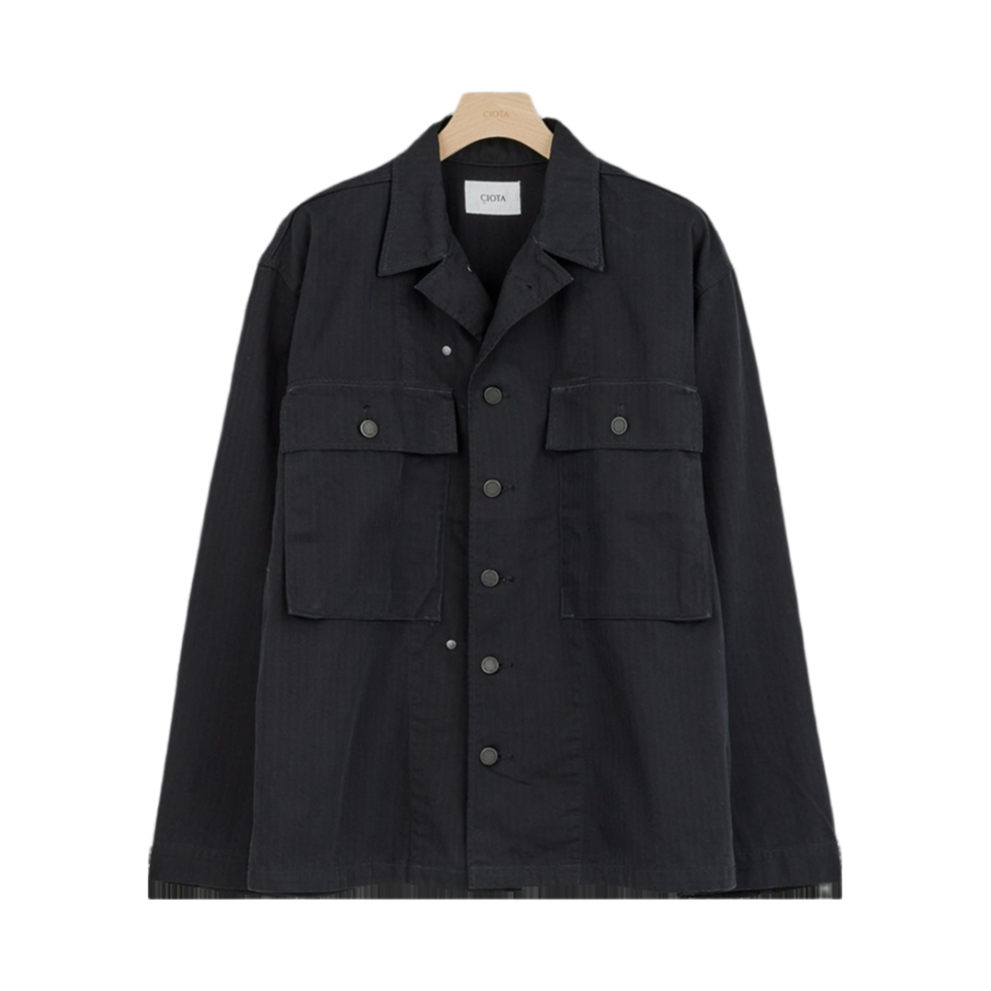 JKLM-116M-SB Ciota Jungle Fatigue Jacket Stone Bio Black