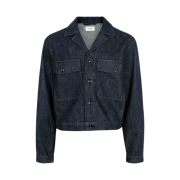 Lemaire Denim Trucker Jacket Denim Indigo