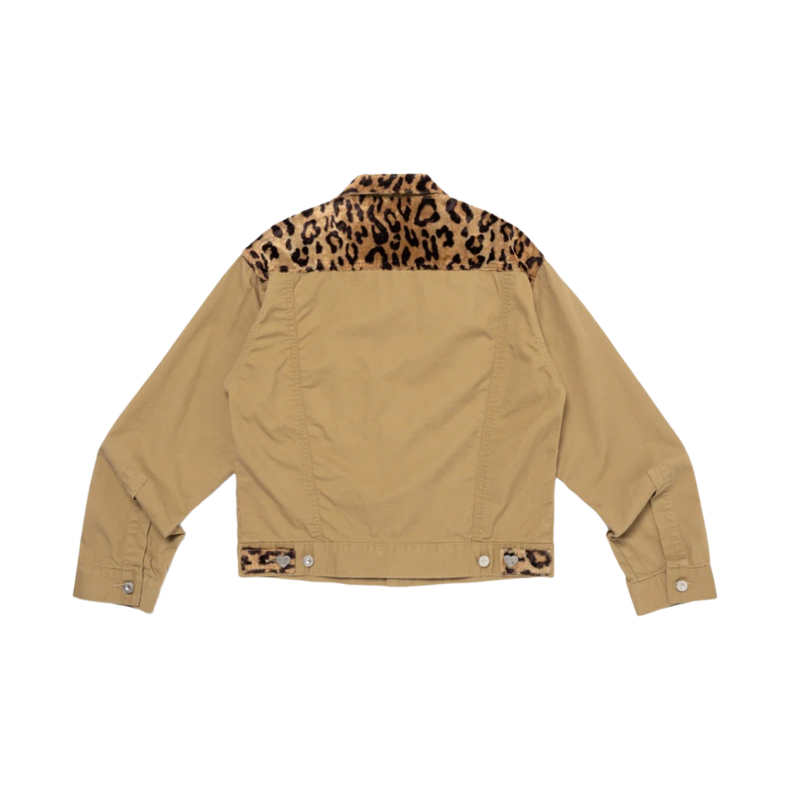 휴먼 메이드 레오파드 데님 워크 자켓 베이지(Human Made Leopard Denim Work Jacket Beige) - 2