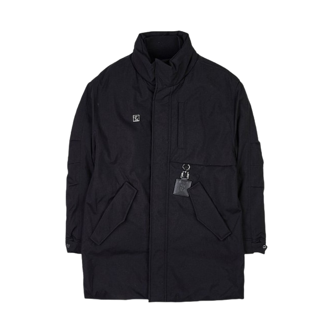 【関税込み】WOOYOUNGMI ブラック Line Embroidered フーディ a_60187f46b19e4258ac6ea5c04cee