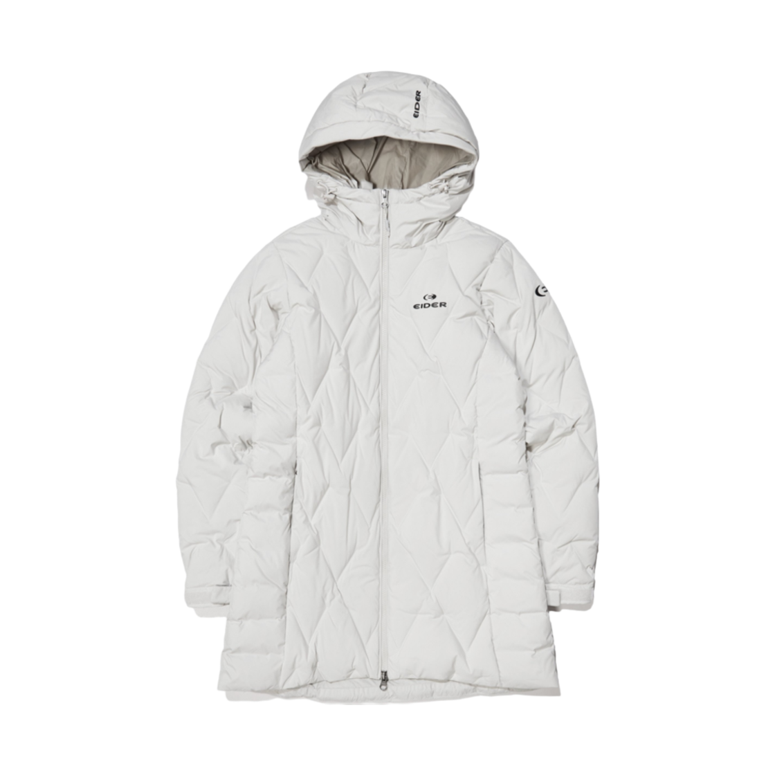 DWW24502KV (W) Eider Thermolock Tube Middle Down Jacket Oatmeal Grey