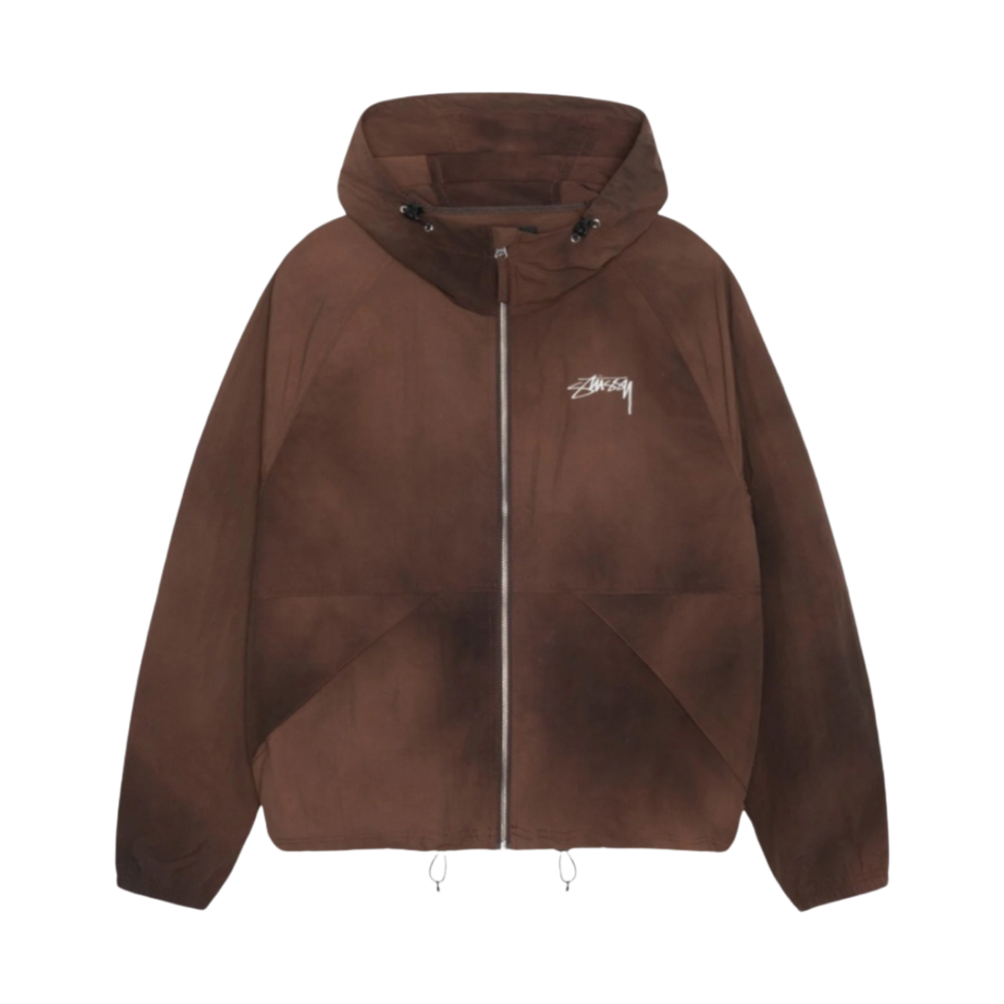 스투시 웨이브 다이 비치 쉘 자켓 커피(Stussy Wave Dye Beach Shell Jacket Coffee)