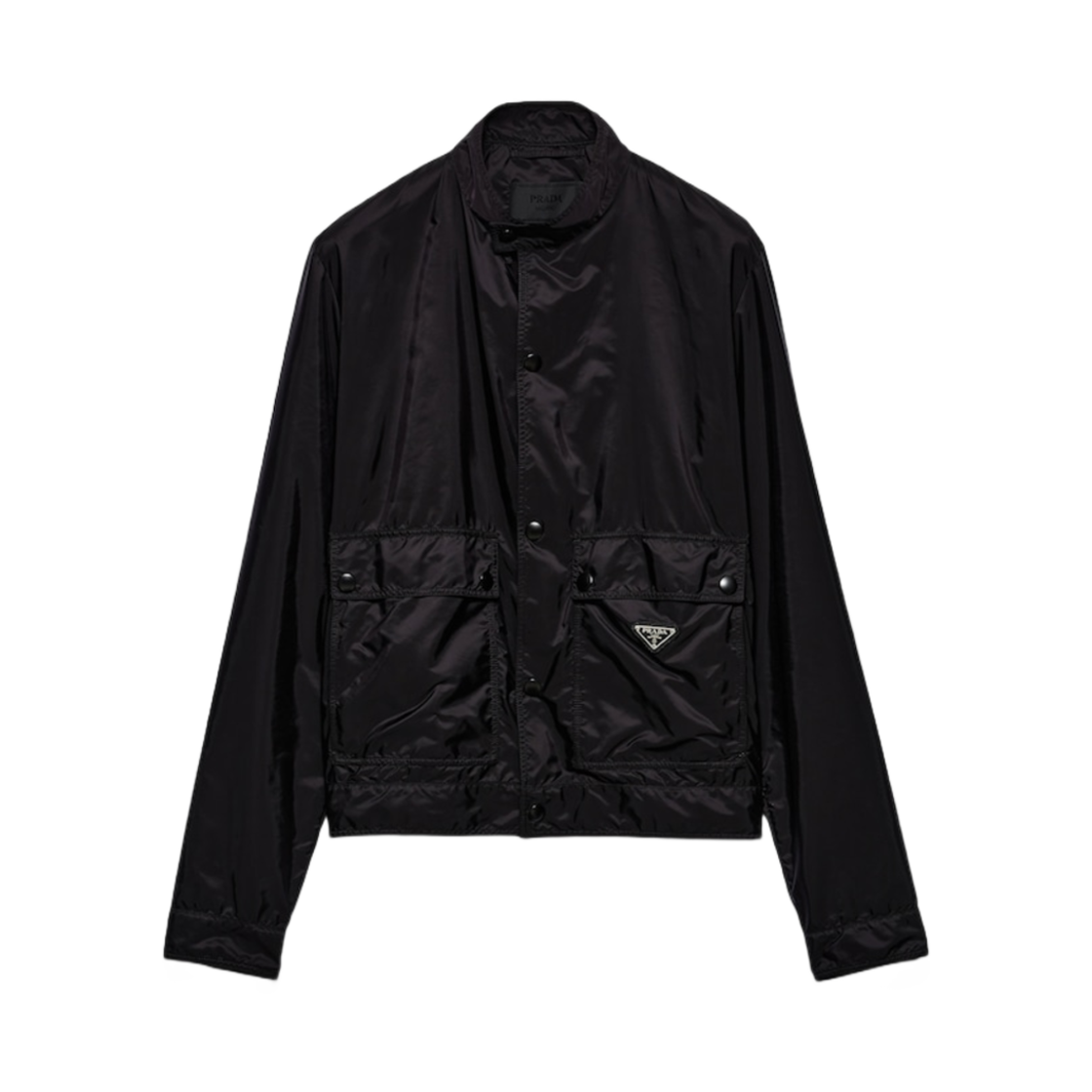 프라다 스트레치 테크니컬 패브릭 자켓 블랙 | Prada | KREAM