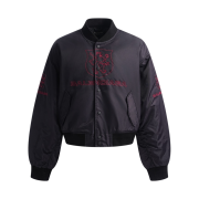 Balenciaga Lion Club Varsity Jacket Black