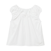 LeniL Annet Puff Blouse Ivory