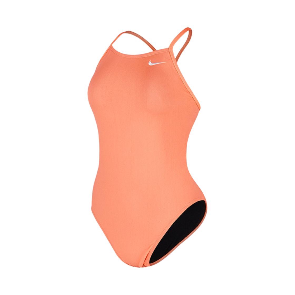 NESSA018-821 (W) Nike Swim Answer Solid Cut Out Bright Mango