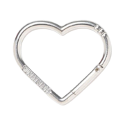 Human Made Heart Carabiner Silver