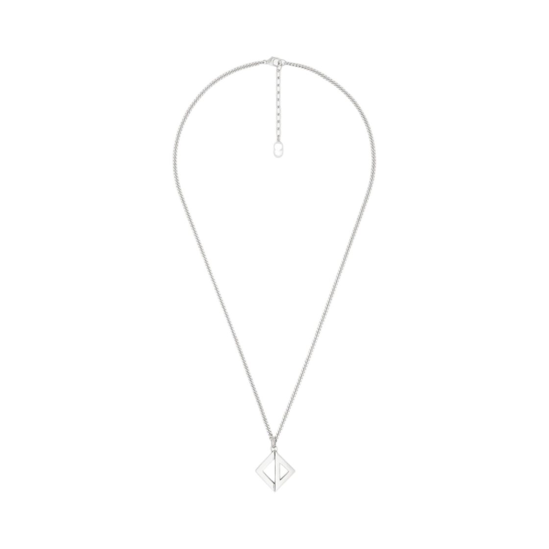 디올 CD 다이아몬드 펜던트 네클리스 실버(Dior CD Diamond Pendant Necklace Silver) - 1