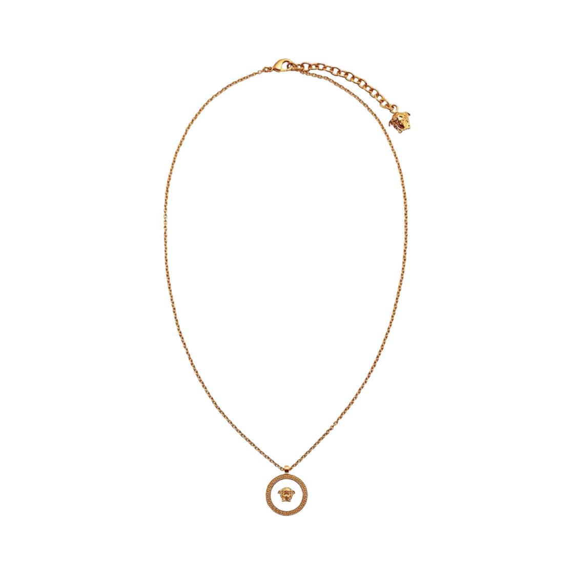 베르사체 에나멜 메두사 네클리스 화이트(Versace Enamel Medusa Necklace White) - 1