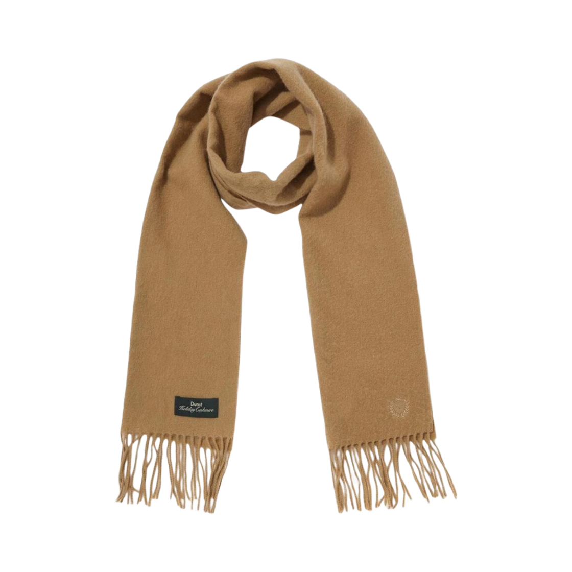 던스트 프린지드 캐시미어 머플러 카멜(Dunst Fringed Cashmere Muffler Camel)