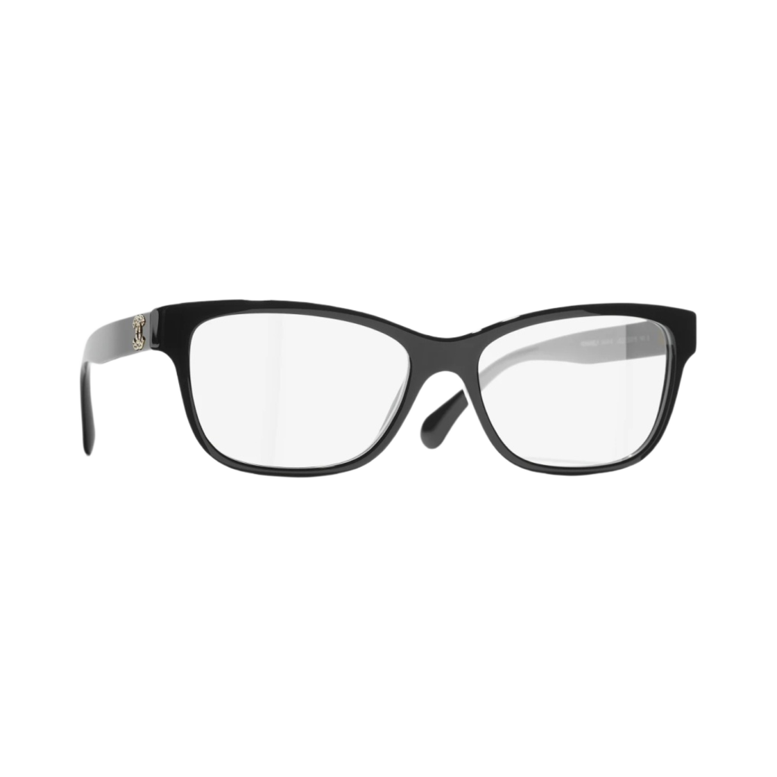 샤넬 스퀘어 프레임 아세테이트 & 블랙(Chanel Rectangle Eyeglasses Acetate & Black) - 2