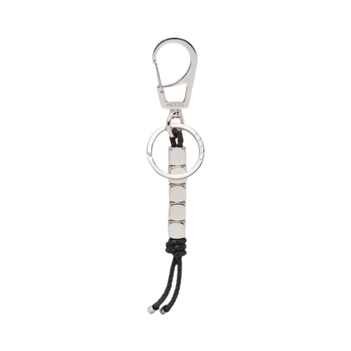 프라다 나파 레더 키체인 블랙(Prada Nappa Leather Keychain Black) - 2