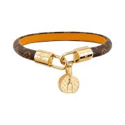 (W) Louis Vuitton Tribute Bracelet Brown