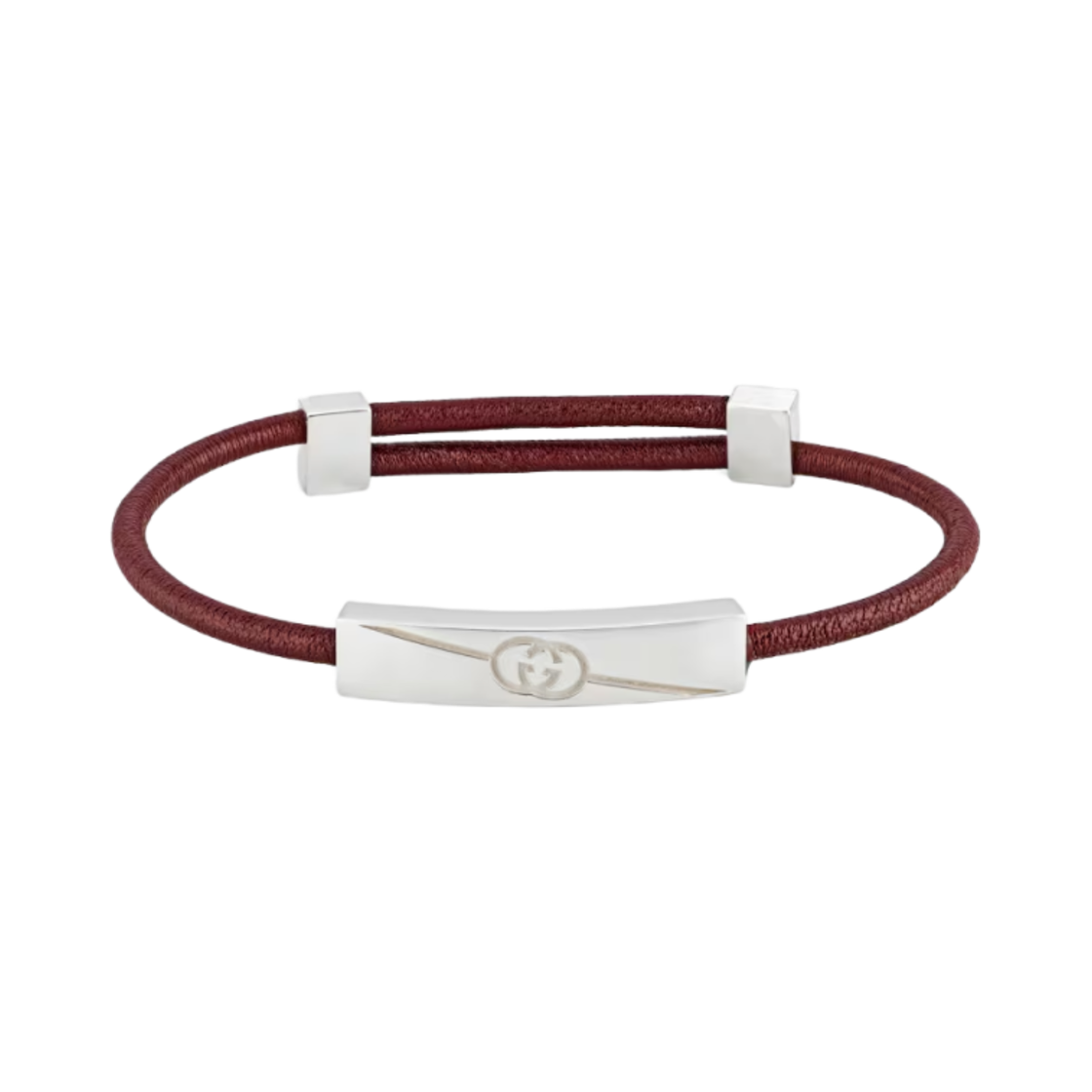 774464-JAAFW-8179 (W) Gucci Bracelet with G Engraved Tag 941 Sterling Silver