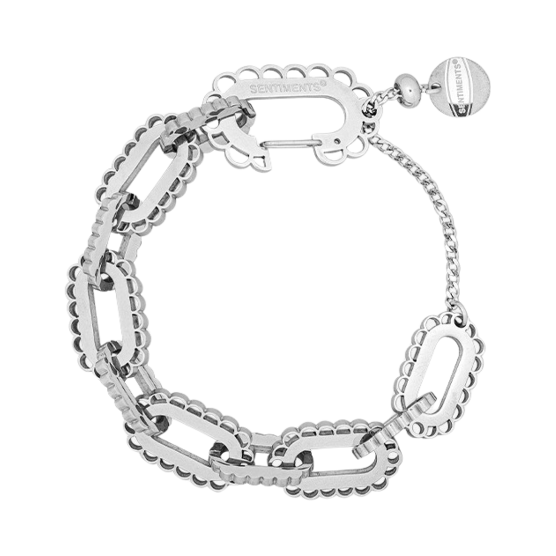 no511 Sentiments No.511 Lace Line Chain Bracelet Silver