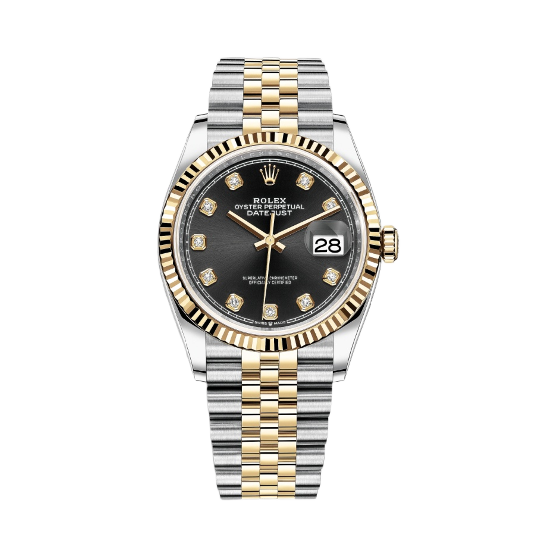 롤렉스 데이트저스트 36mm 126233 브라이트 블랙 다이아 셋팅 쥬빌리(Rolex Datejust 36mm 126233 Bright Black Diamond-Set Jubilee)