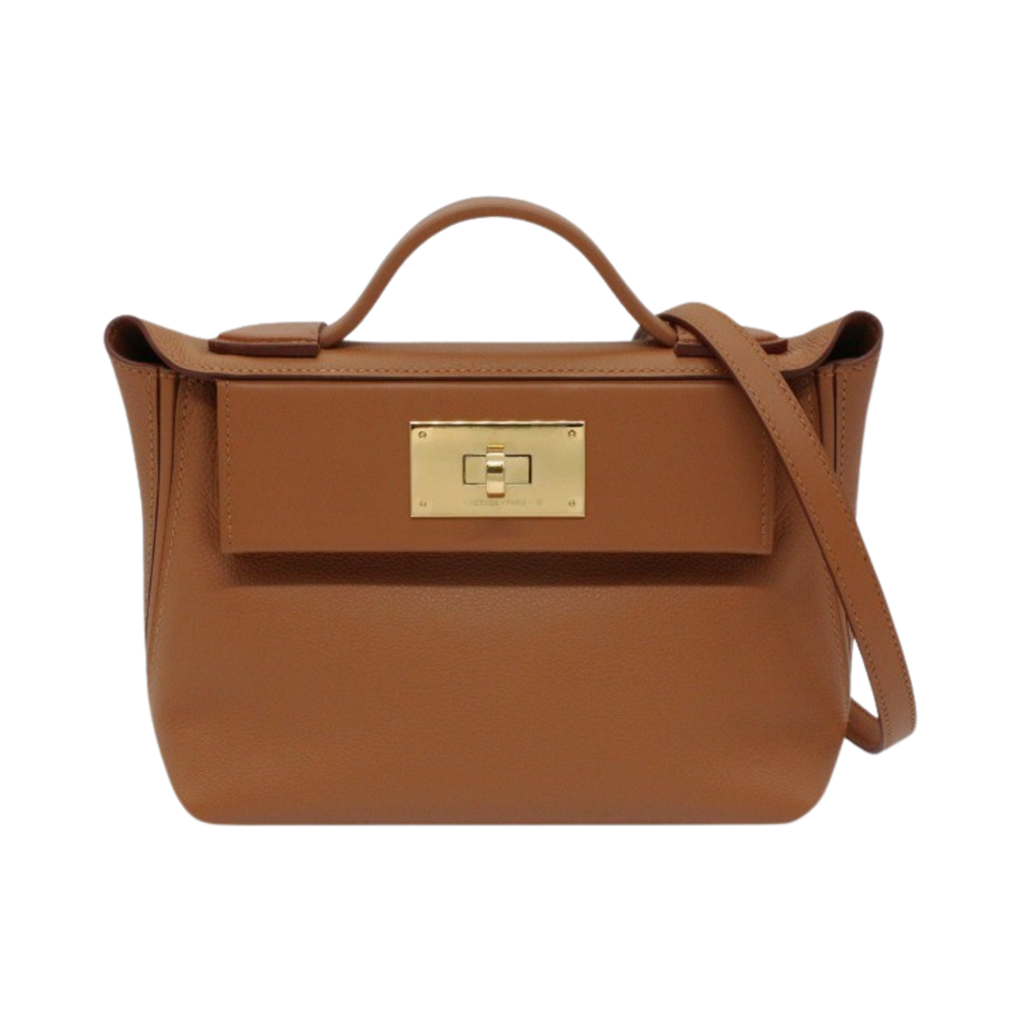 H082153CCAI Hermes 24/24 21 Bag Evercolor Swift & Gold