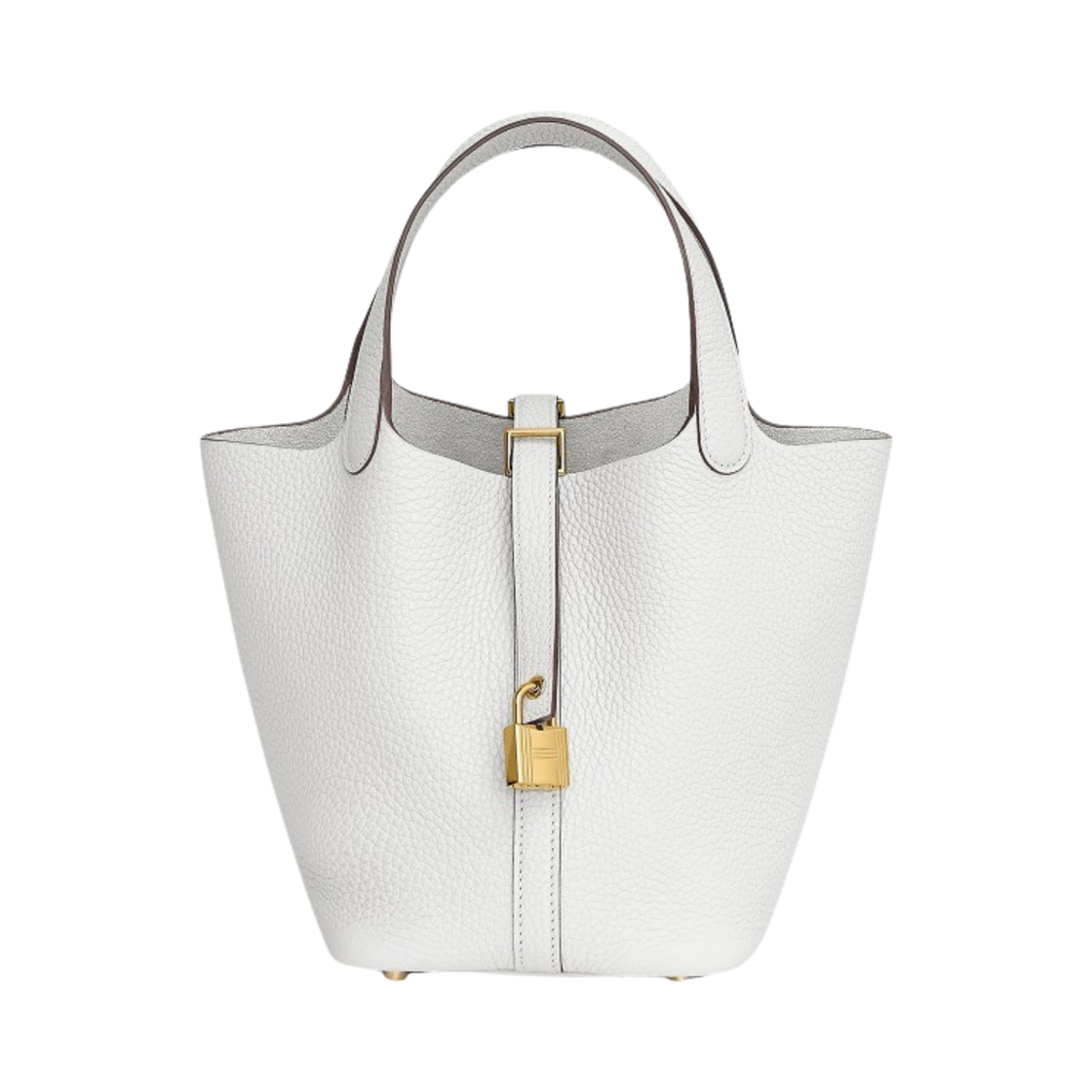 에르메스 피코탄 락 18 백 클레망스 & 골드 하드웨어 뉴 화이트(Hermes Picotin Lock 18 Bag Clemence & Gold New White) - 1