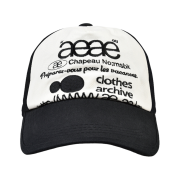 AEAE Web Logo Two Tone Ball Cap Black & White