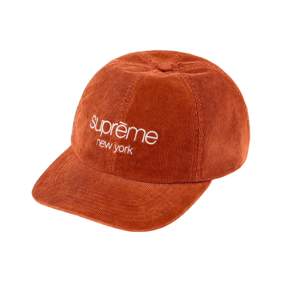 슈프림 고어텍스 코듀로이 클래식 로고 6-패널 캡 러스트 - 21FW(Supreme Gore-Tex Corduroy Classic Logo 6-Panel Rust - 21FW) - 1