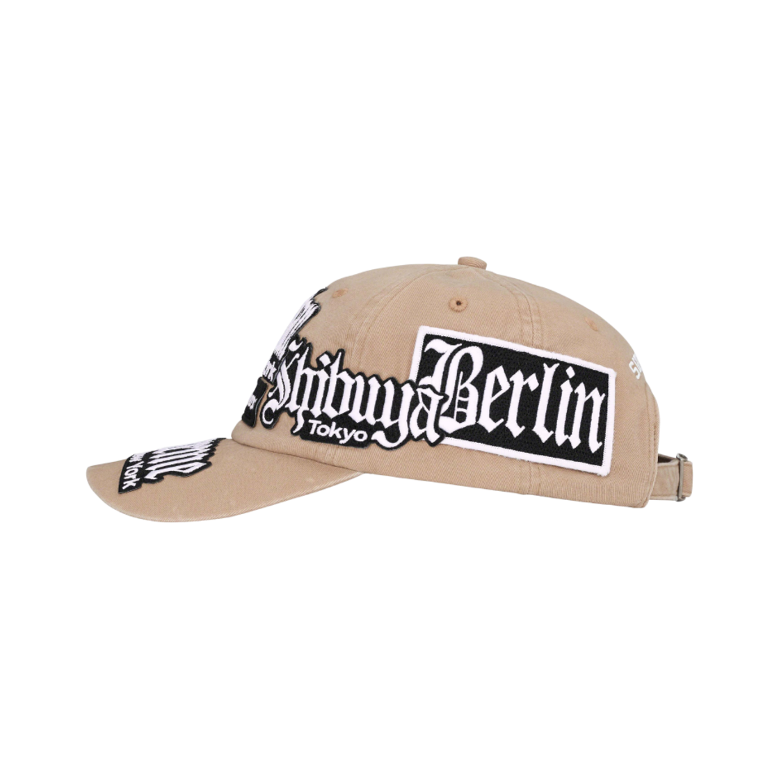 슈프림 시티 패치 6-패널 카키 - 23SS(Supreme City Patches 6-Panel Khaki - 23SS) - 3