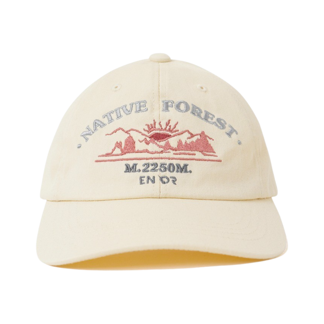 BBSCACC002IV En Or Native Forest Ball Cap Ivory