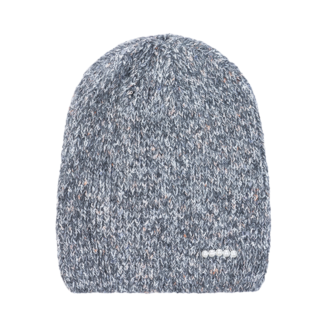 올인컴플리트 펄 컬러믹스 알파카 비니 차콜