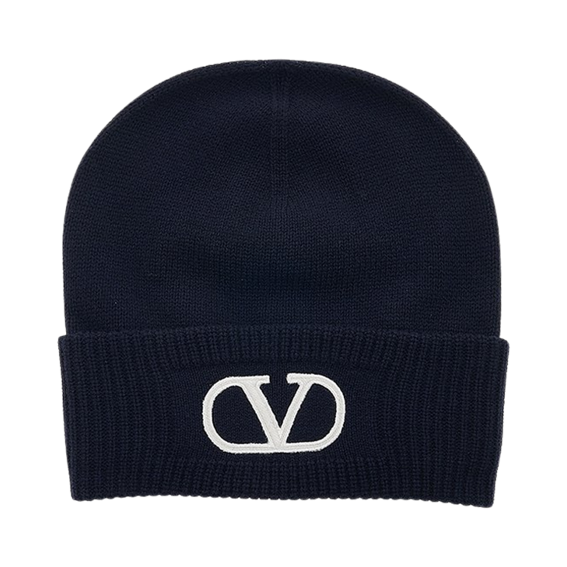 HB01CLZC598 (W) Valentino Vlogo Signature Beanie Navy