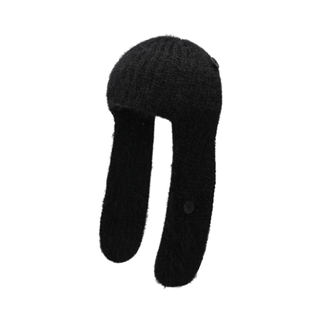 GT24WINTER14 BK The Greatest Button Muffler Beanie Black