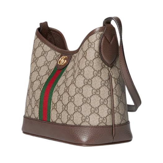 Gucci Ophidia GG Small Shoulder Bag Beige Ebony GG Supreme