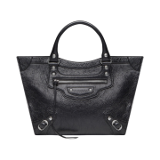Balenciaga Neo Classic Upside Down Medium East-West Tote Bag Black