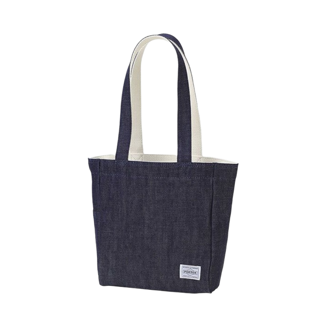포터 스탠드 오리지널 데님 토트 백 화이트(Porter Stand Original Denim Tote Bag White) - 2