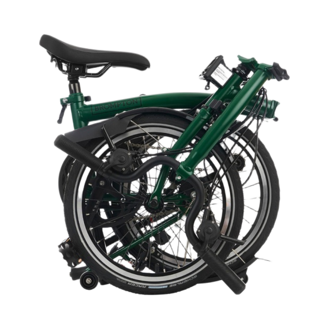 브롬톤 C 라인 익스플로어 6 스피드 랙 레이싱 그린(Brompton C Line Explore 6 Speed with Rack Racing Green) - 3