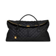 Saint Laurent ES Giant Travel Bag In Quilted Leather Black