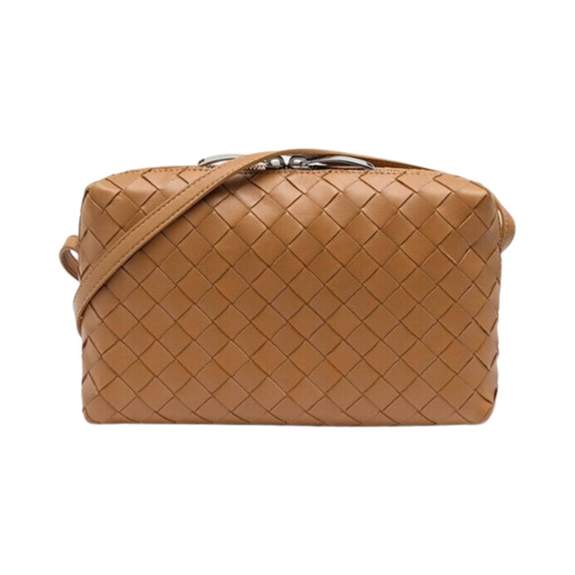 597329VCPP12596 Bottega Veneta Intrecciato Mini Bag Camel