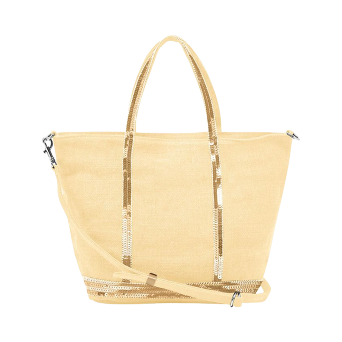 0PVE31-V40435-222 Vanessa Bruno Linen S Cabas Tote Yellow Sun