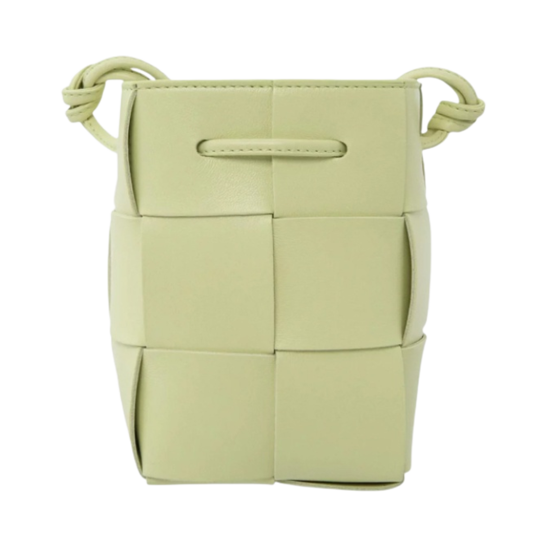 보테가 베네타 미니 카세트 버킷백 레몬 워시드(Bottega Veneta Mini Cassette Bucket Bag Lemon Washed) - 1