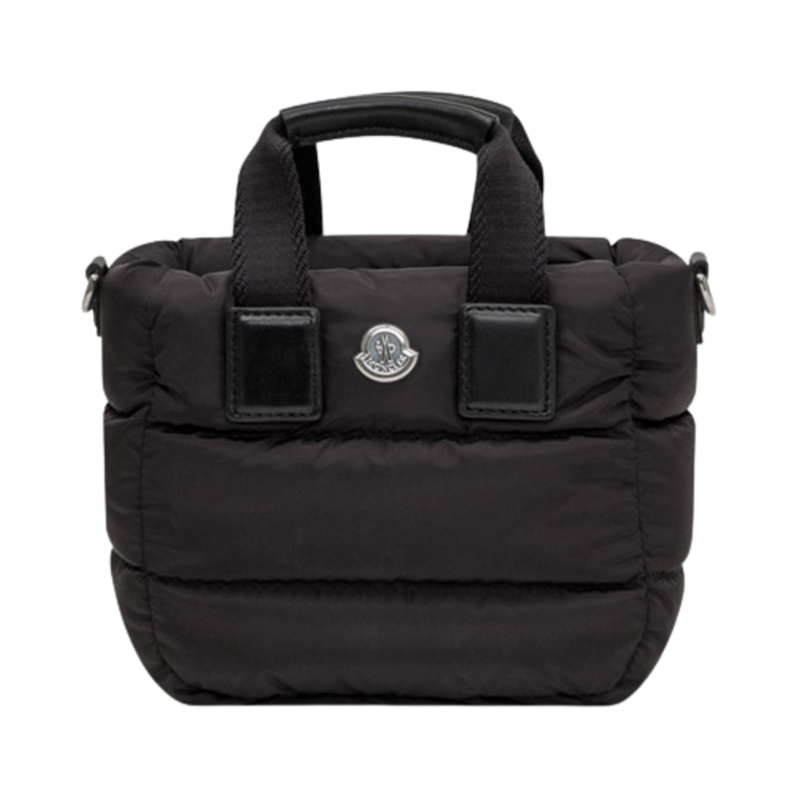 K1-09B-5L00002-M6275-999 Moncler Caradoc Shearling Mini Tote Bag Black - 25SS