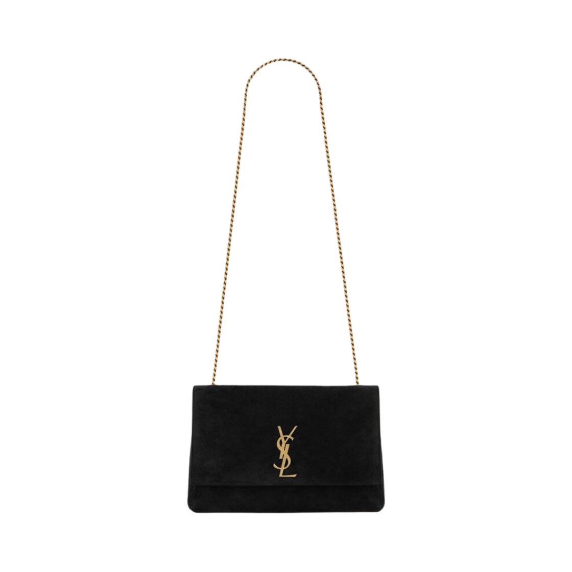 생로랑 케이트 미디움 리버시블 체인 백 스웨이드 앤 스무스 레더 블랙(Saint Laurent Kate Medium Reversible Chain Bag In Suede And Smooth Leather Black) - 1